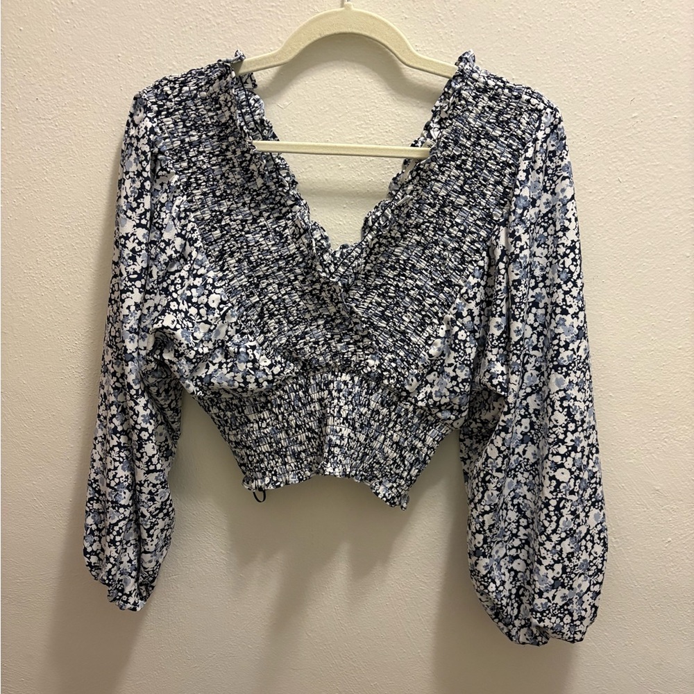 Abercrombie Floral Smocked Women's Top